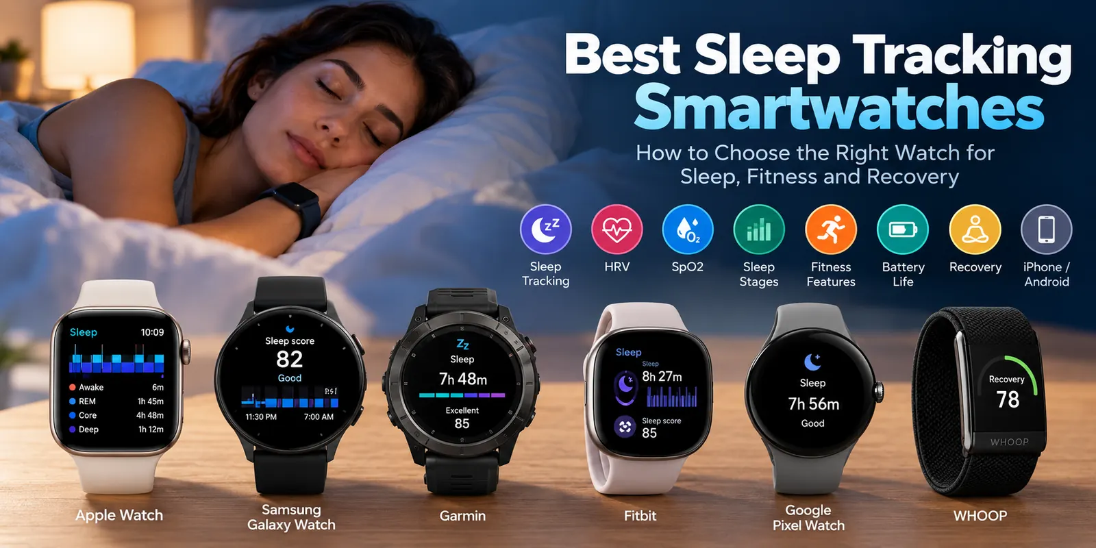 Best Sleep Tracking Smartwatches: How to Choose the Right Watch for Sleep, Fitness and Recovery