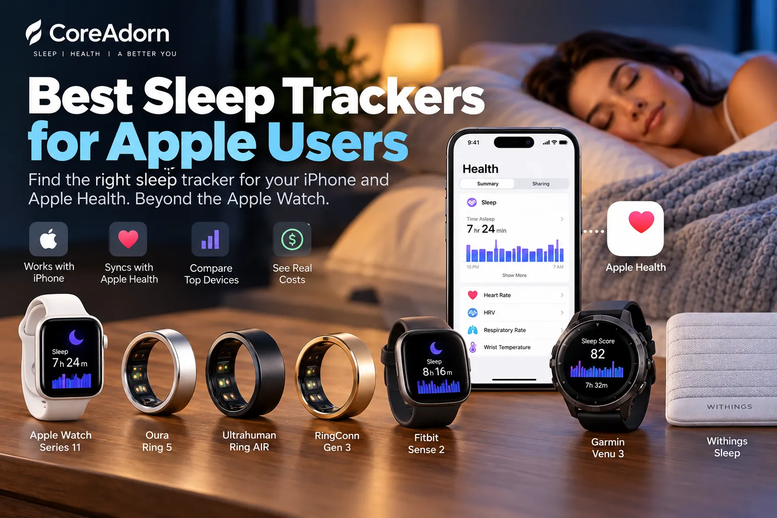 Best Sleep Trackers for Apple Users: The Complete iPhone Buying Guide