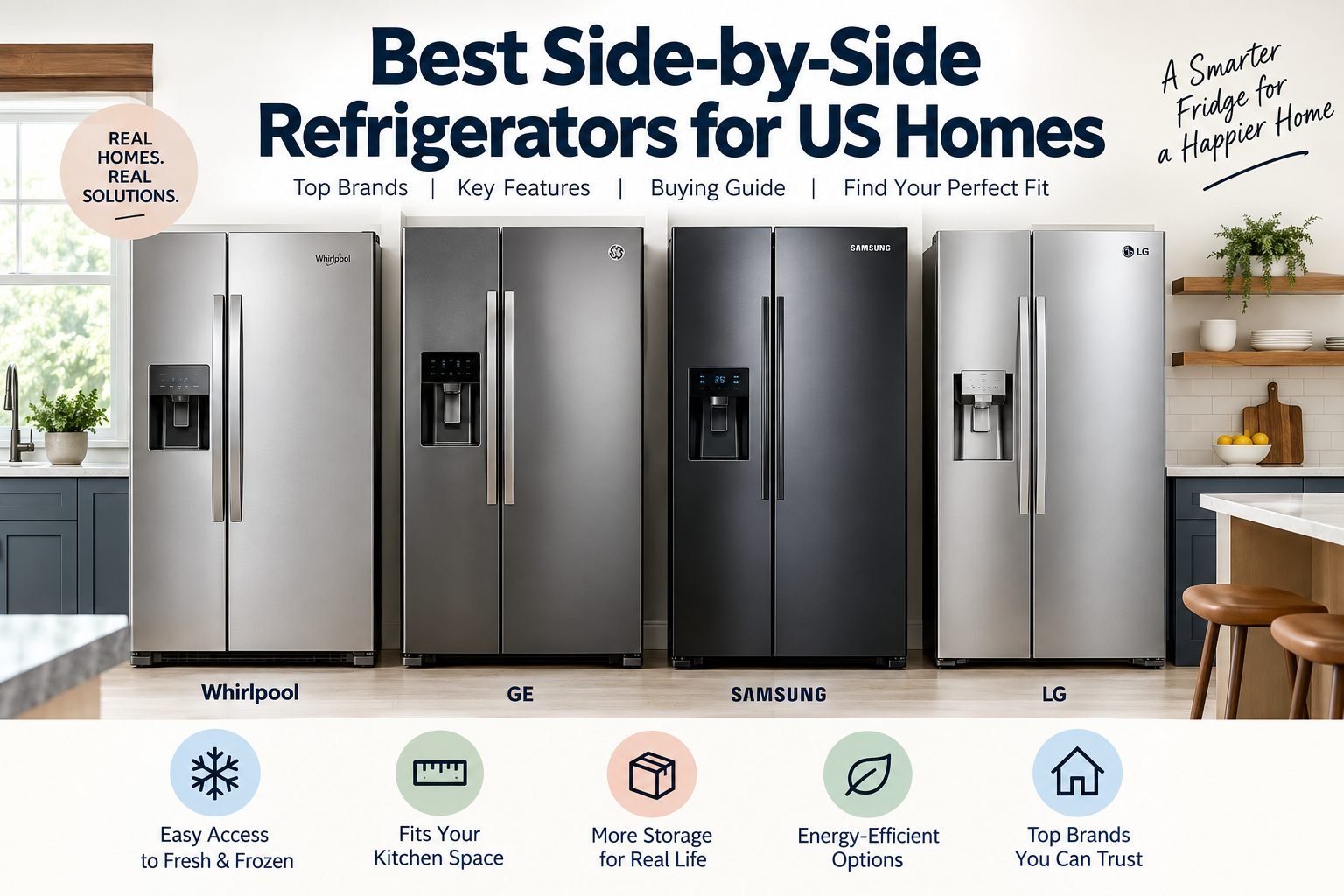 Side by Side Refrigerators