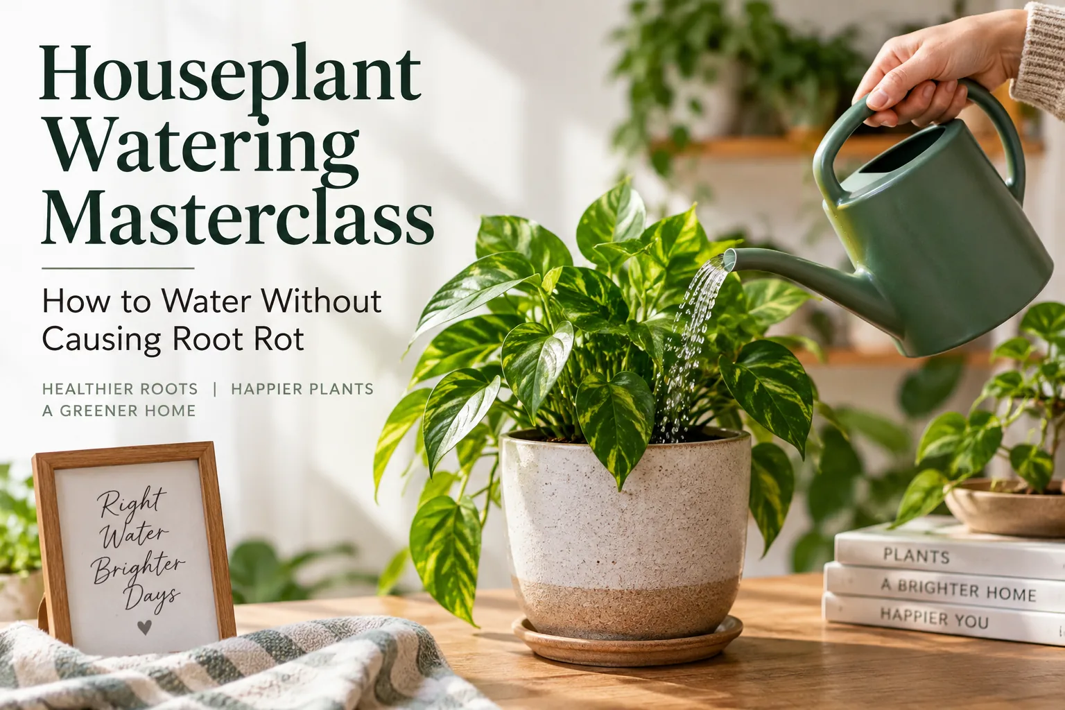 Houseplant Watering Masterclass: How to Water Without Causing Root Rot