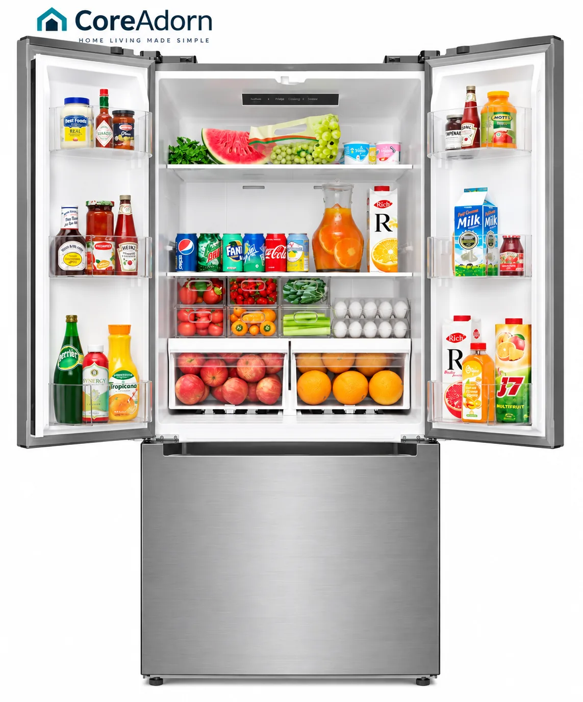 KoolMore 30-Inch 18.5 Cu. Ft. Counter-Depth French Door Refrigerator Review
