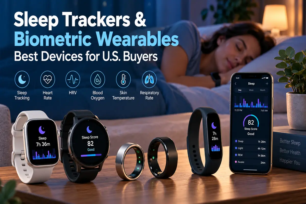 Sleep Trackers & Biometric Wearables: Best Devices for U.S. Buyers